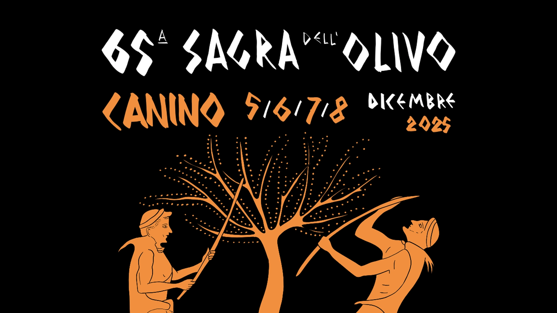 Das offizielle Programm des Volksfestes des Olivenöls in Canino (Latium)