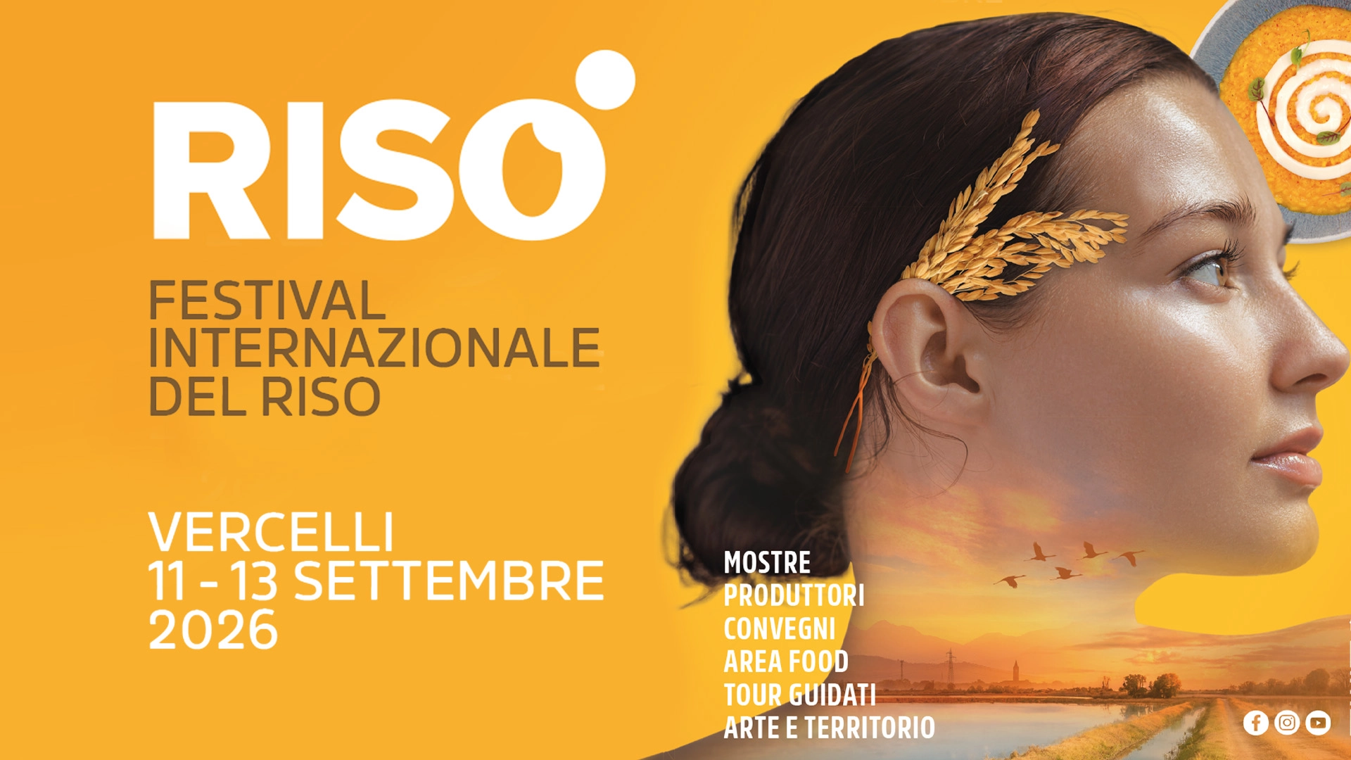 Liebe Gourmets, heute möchte ich mit Ihnen ein sensationelles Genussfestival teilen: Risò, das Festival Internazionale del Riso (Internationales Reisfestival) in Vercelli (Piemont) der Heimat dieses Diamanten der italienischen Gastronomie. Risò findet dieses Jahr vom 11. bis zum 13. September statt und bietet ein vielfältiges Programm mit zahlreichen Aktivitäten rund um die faszinierende Welt des Reises.