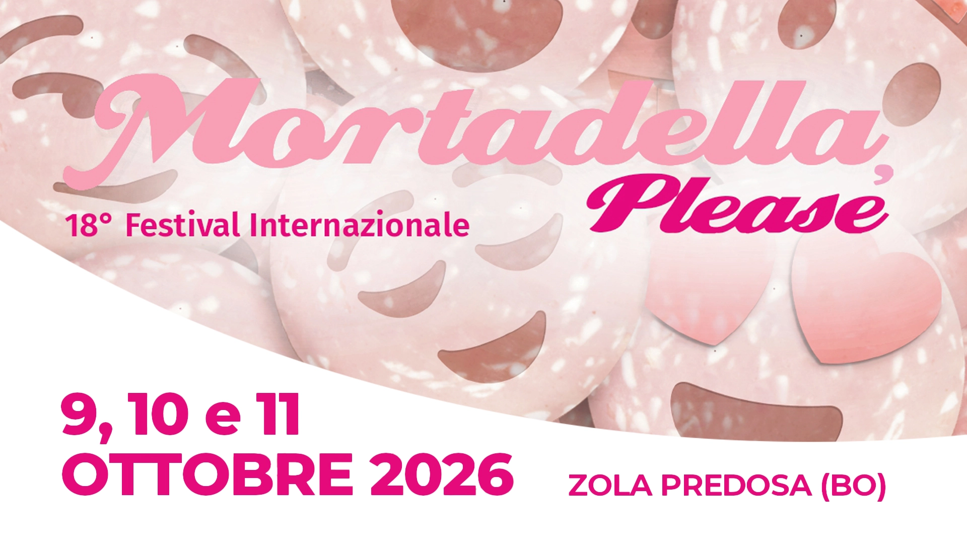 Das Mortadellafestival, das seit 18 Jahren den Ruf und den Geschmack der Mortadella ehrt, findet in diesem Jahr vom 9. bis 11. Oktober 2026 in Zola Predosa bei Bologna statt. In diesem Jahr wird das Festival zum 18. Mal gefeiert und bietet ein besonders attraktives Programm.